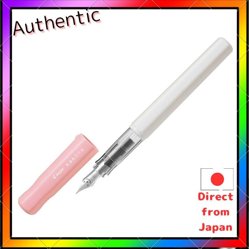 PILOT Kakuno Soft Pink Fountain Pen - Medium Nib