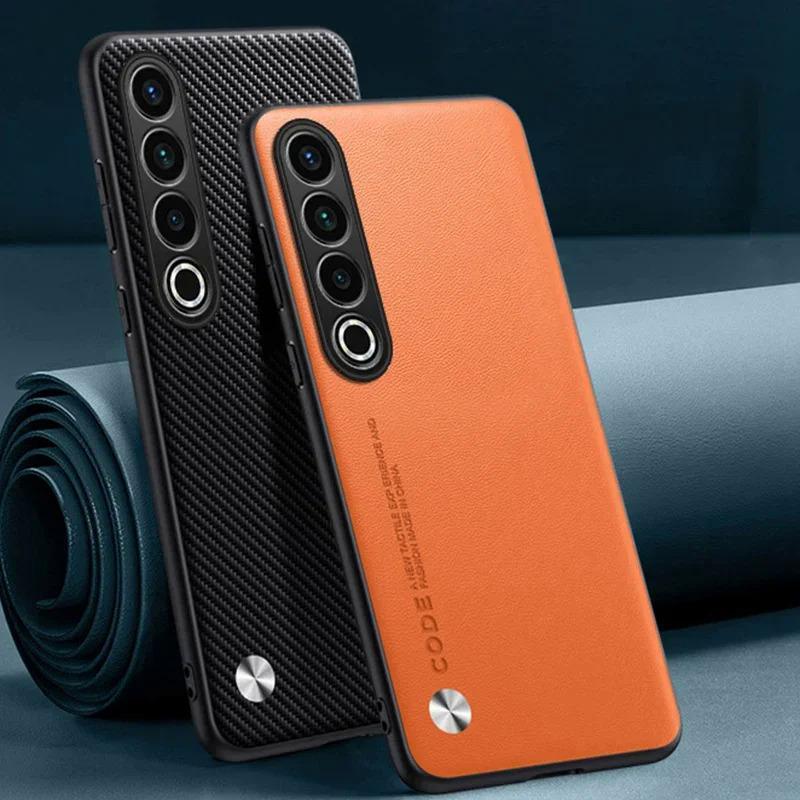 Ốp Da PU Sang Trọng Cho Meizu 20 Pro Matte Ốp Lưng Silicon Bảo Vệ Toàn Diện Vỏ Điện Thoại Cho Meizu 