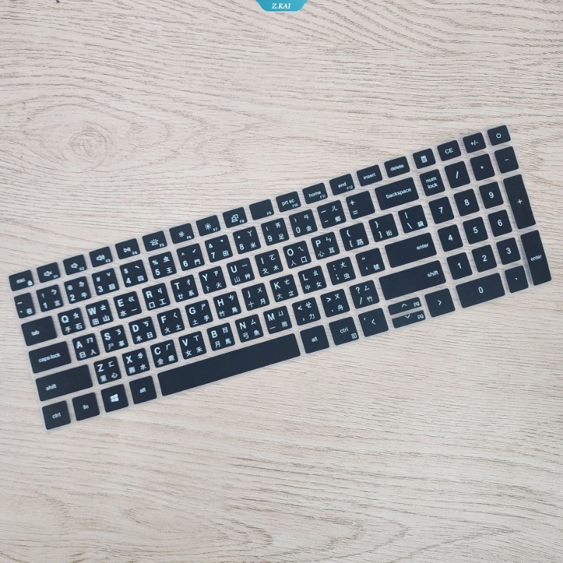 Phim bàn phím silicon nắp đầy đủ 15,6 '' với Zhuyin cho máy tính xách tay Dell Inspiron 3530 / 3511 