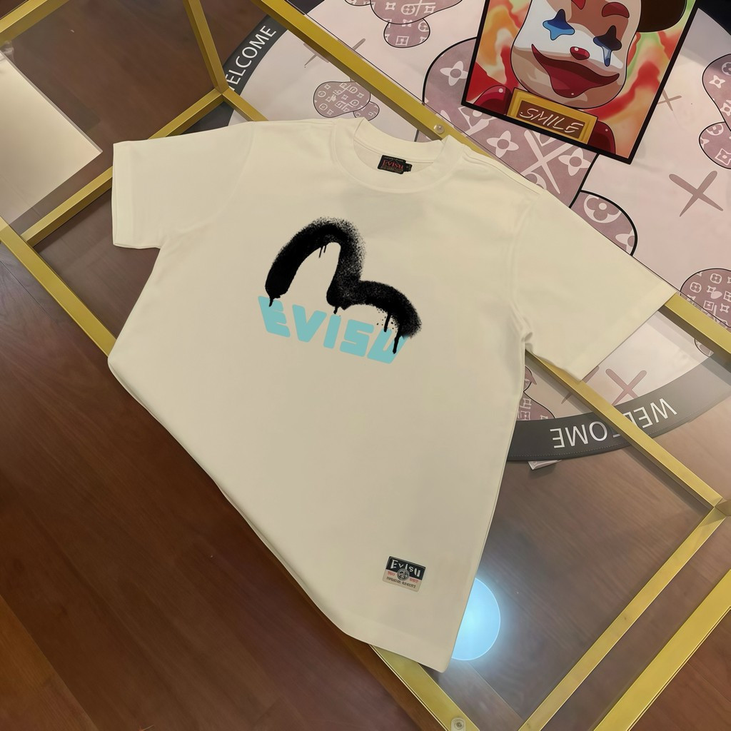 Evisu Áo Thun Nam Nữ Màu Mới 2026 - Phong Cách Thời Trang