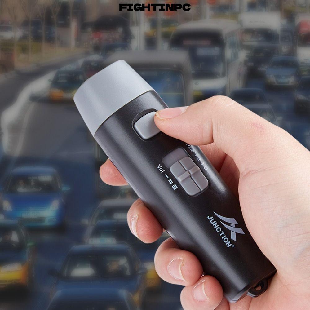 FIGHTINPC Còi cầm tay, Còi điện tử di động PVC, Phụ kiện huấn luyện âm thanh lớn Còi huấn luyện đa năng