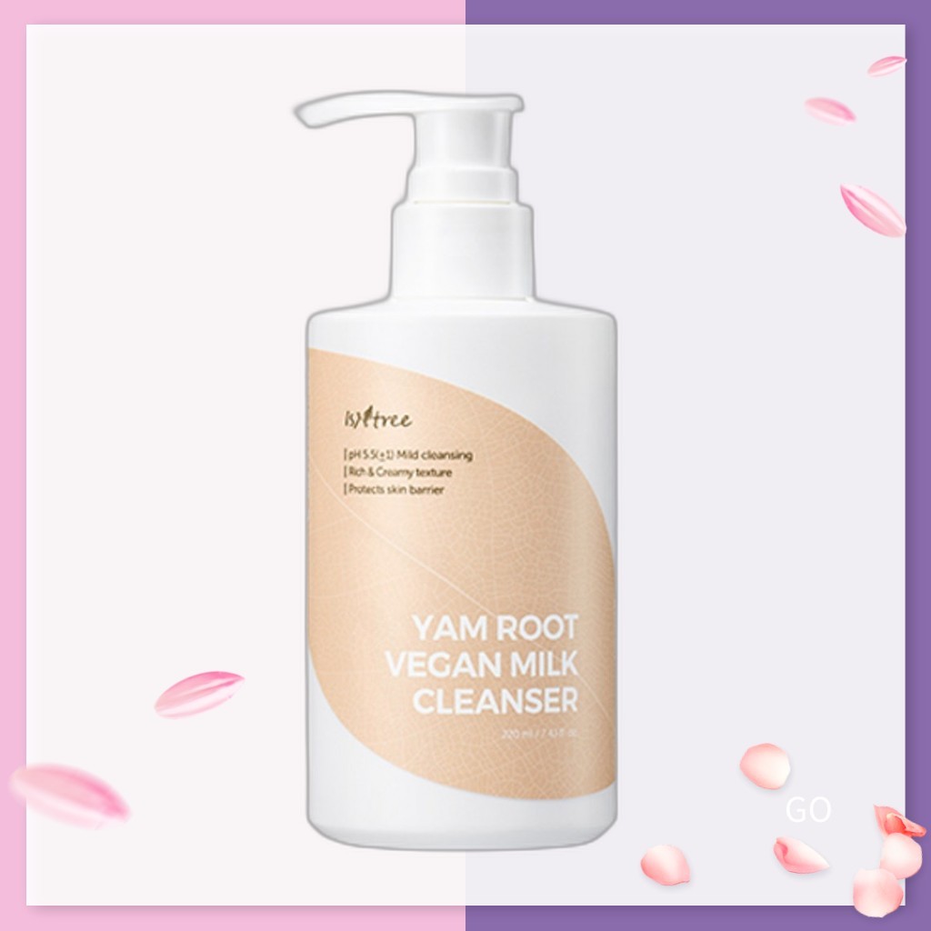ISNTREE [istree] Sữa rửa mặt thuần chay Yam Root, 220ml, 1 cái / Sữa rửa mặt Hàn Quốc / Sữa rửa mặt 