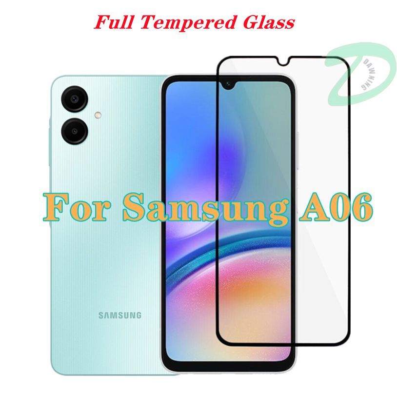 Dành Cho Samsung A06 Full Kính Cường Lực Bảo Vệ Màn Hình Samsung Galaxy A06 9H Kính Bảo Vệ Full Keo 
