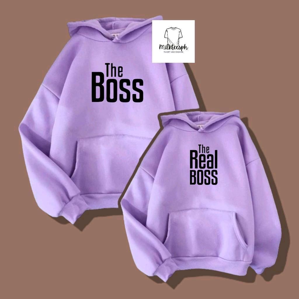 Chất lượng Coupie Boss hoodie Áo nam-nữ Boss The 2PCS