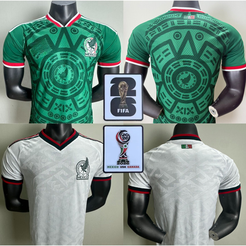 Ao bóng đá nam tay ngắn Mexico 26/27, size S-2XL