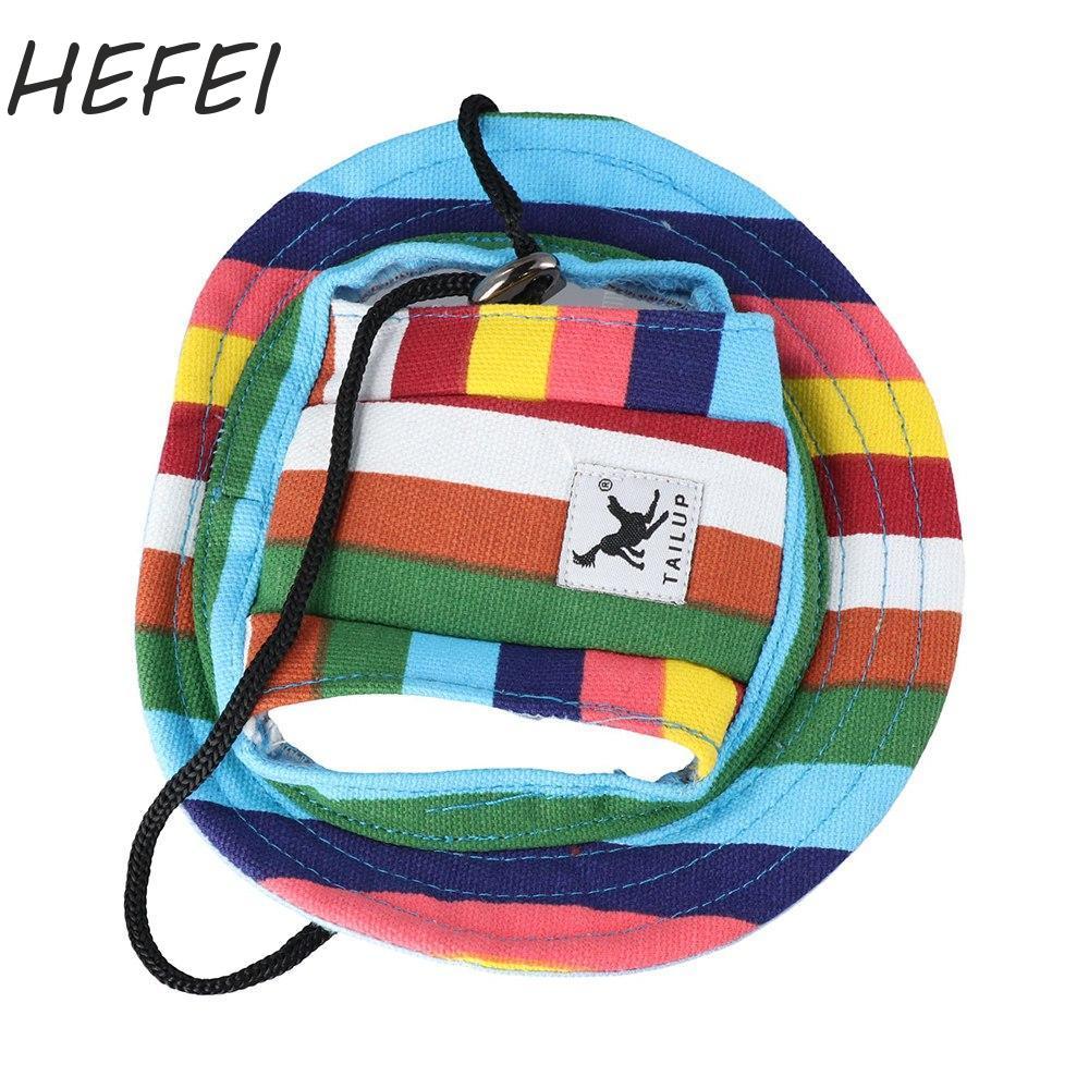 HEFEI Mũ mèo HEFEI Sọc vải lưới mùa hè Sunhat