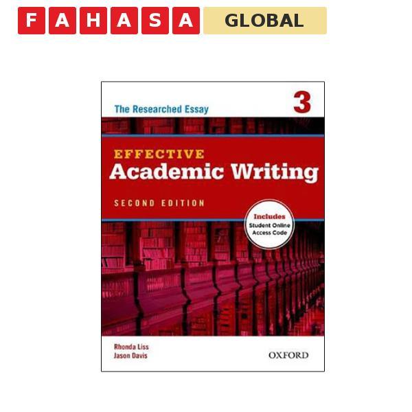 Effective Academic Writing 3 Student Book with Access to Oxford Learn 2Ed