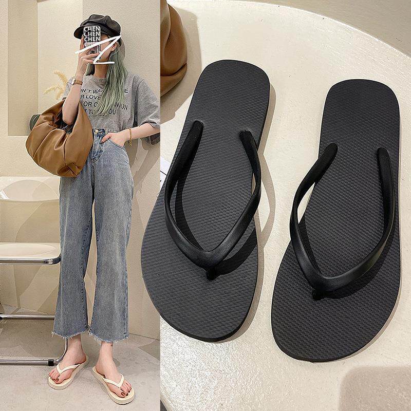 Nhật Bản Muji Chất Lượng Flip-Flops Nữ Mùa Hè Bên Ngoài Mặc Dép Nữ Dép Đi Biển Hợp Thời Trang Giày D