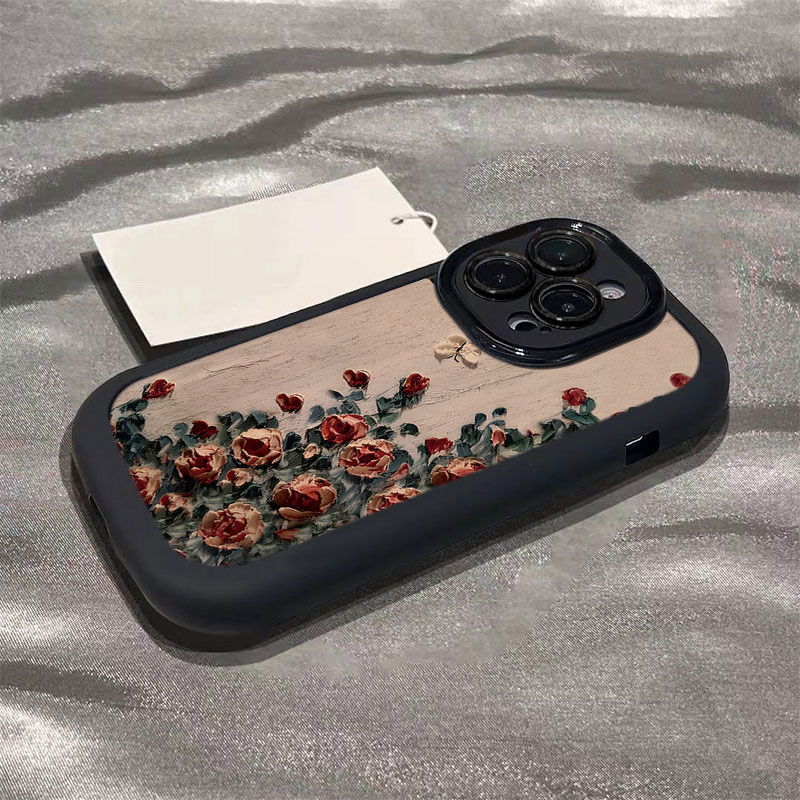 OPPO A58 A18 A54 A17 A3S A57 A5 A9 A77S A16 A60 A3X A15 A5S ốp điện thoại silicon Red Rose PFK1342A