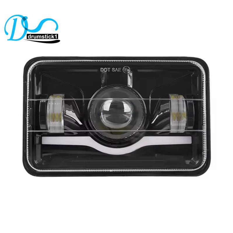 Đèn Pha Cho DRZ400S DRZ400SM DRZ250 DRZ400 DRZ400E 4 "X6" Máy Chiếu Ống Kính Hình Cầu Đèn Pha LED H4