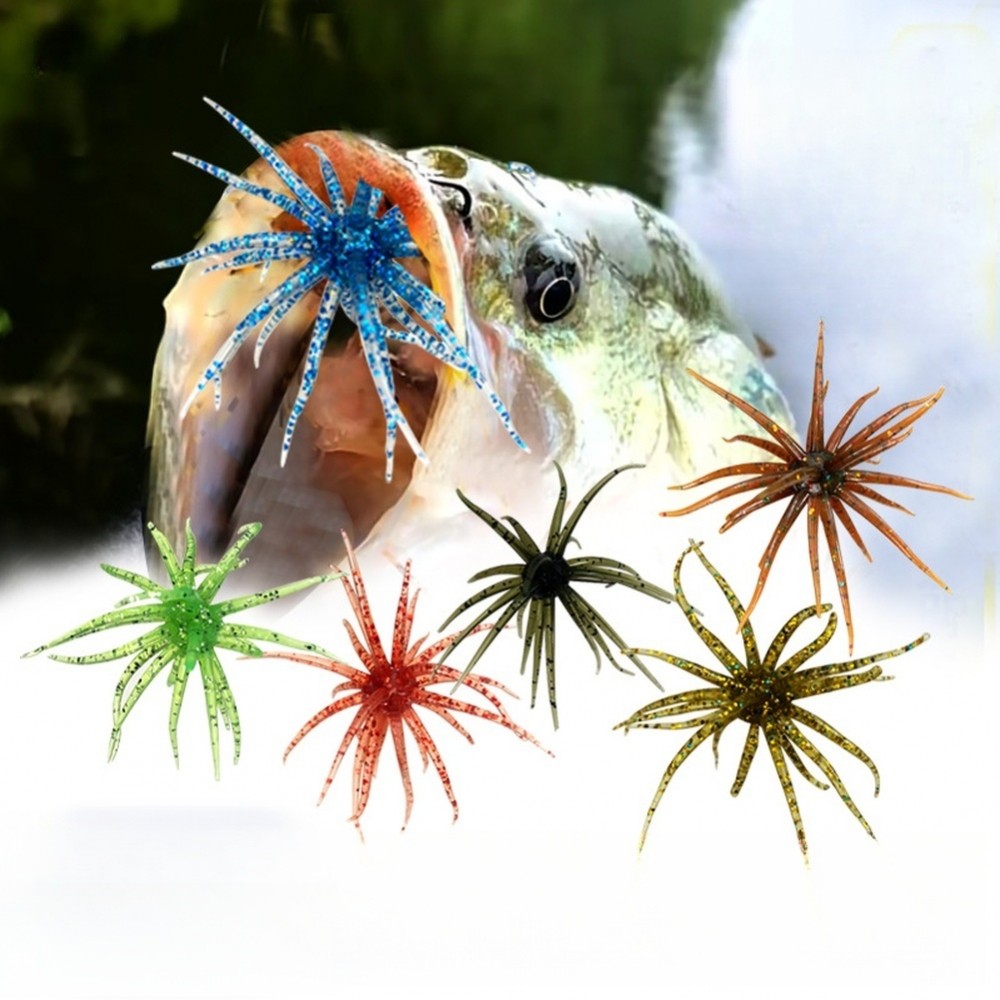 TPR Mồi 6cm 1.7g Phù Hợp Jig Head Offset Hook Rig