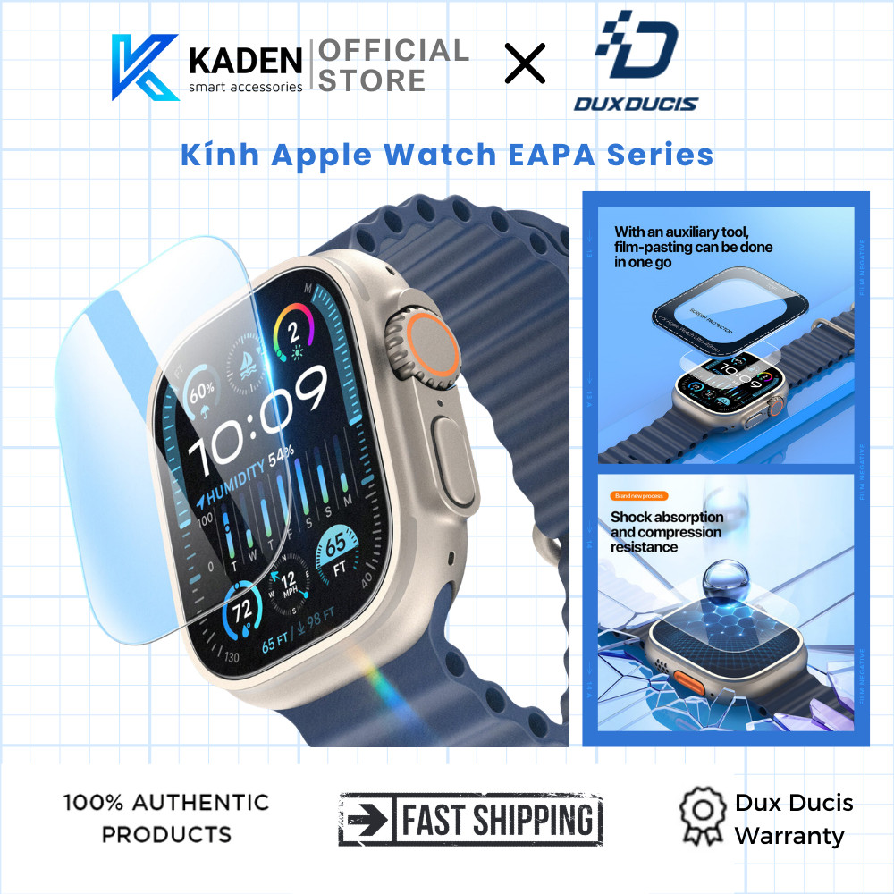 Miếng Dán Màn Hình Cường Lực Dux Ducis cho Apple Watch Ultra 2 / 1,Eapa Series Tempered Glass Screen