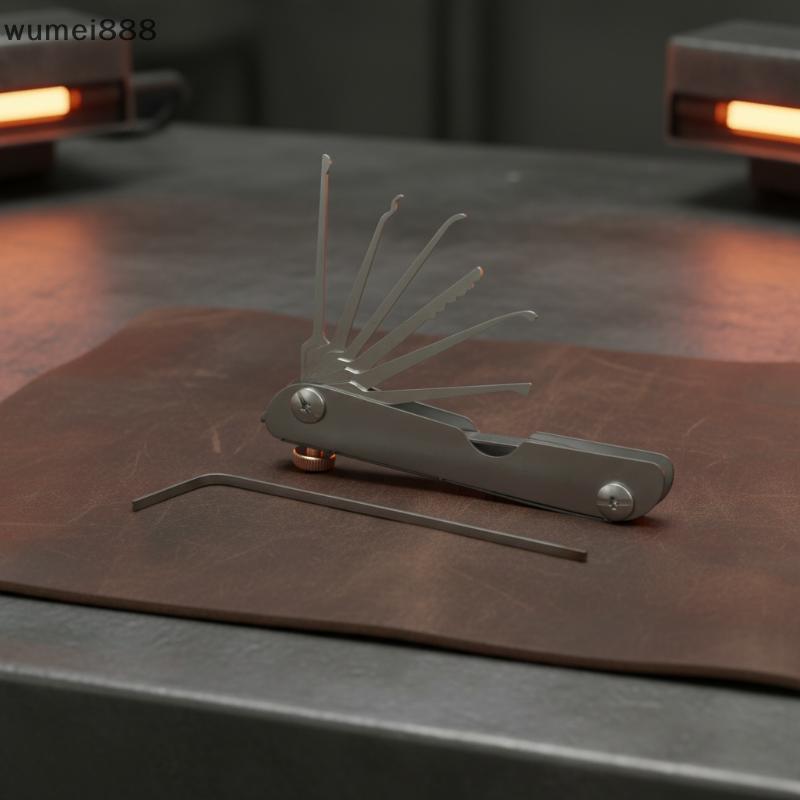 Wumei888 1 / 3 Bộ Dụng Cụ Tháo Móc Mini Tiện Lợi Kitpact Lo Piing Bộ Chống Rỉ Cửa Đa Năng Mở Chìa Kh