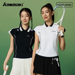 Kawasaki 2026 Nữ Mới Pickleball & Cầu Lông & Tennis Áo Sơ Mi Polo Mồ Hôi Nhanh Khô Thoáng Khí Áo Thể Thao K1C01-D2145
