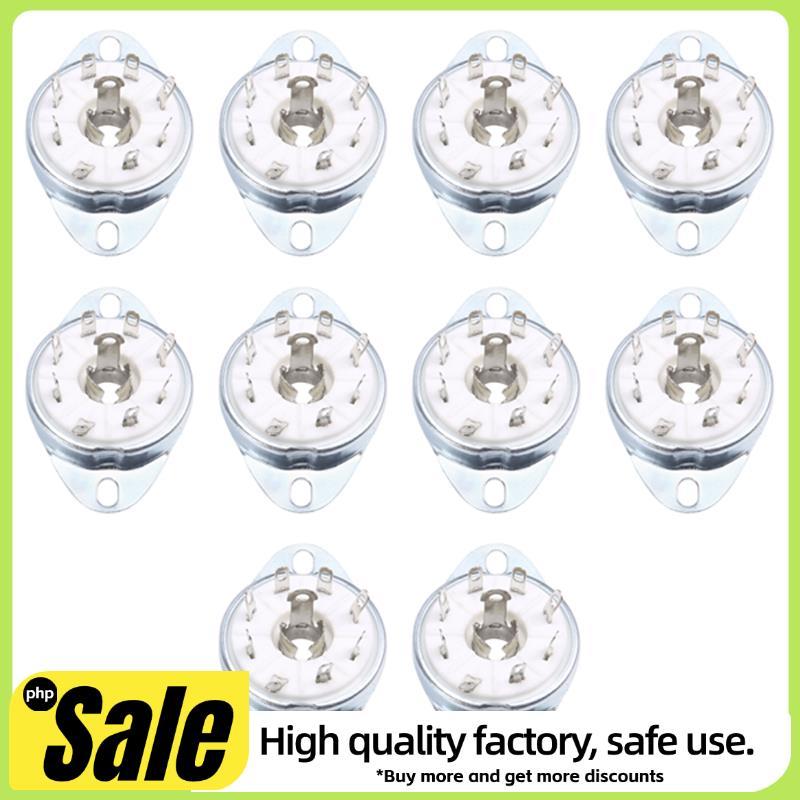 10 Chiếc 8PIN K8A Oct Ống Ổ Cắm Gốm Van Đế Cho EBL21 ECH21 4P1S 5B254 7N7 4J1S