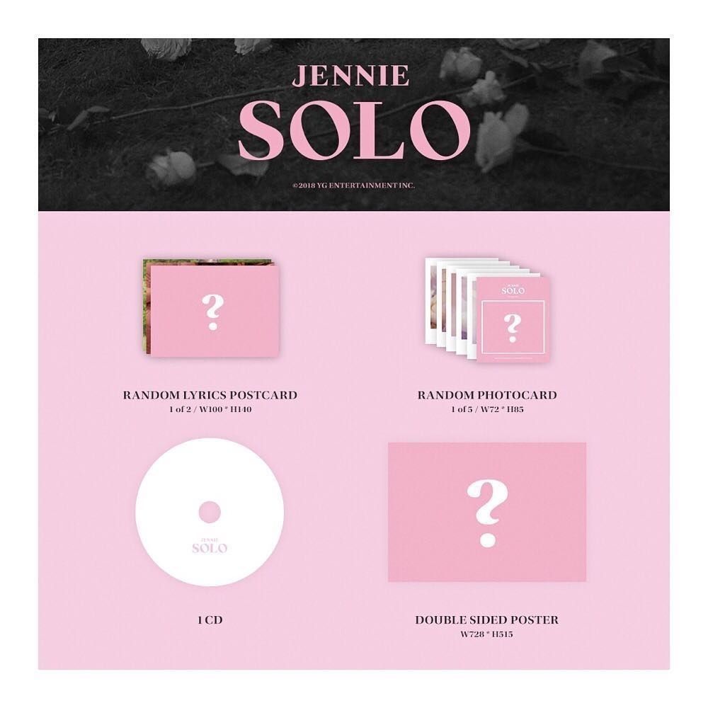 BLACKPINK JENNIE Solo JENNIE solo mini 1 album chính hãng