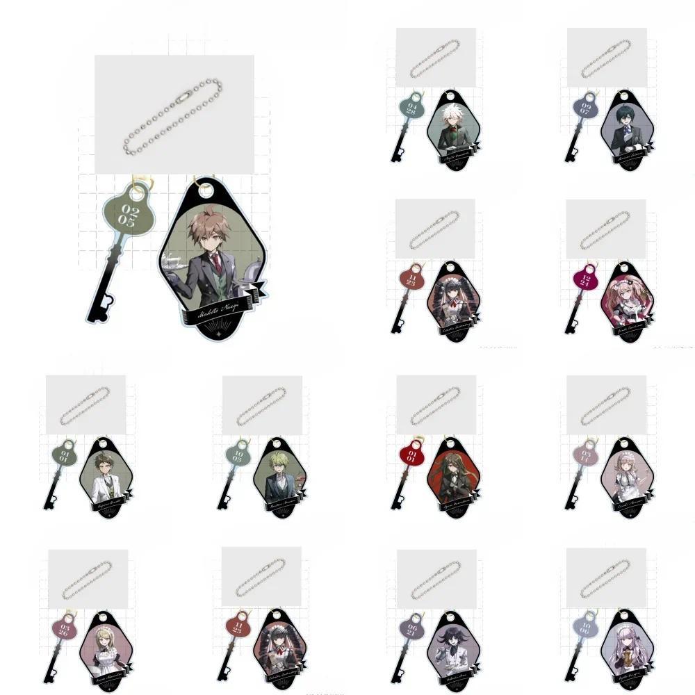 Trò Chơi Danganronpa Acrylic Móc Khóa Búp Bê Anime Kokichi Ouma Chiaki Nanami Cosplay Quà Tặng