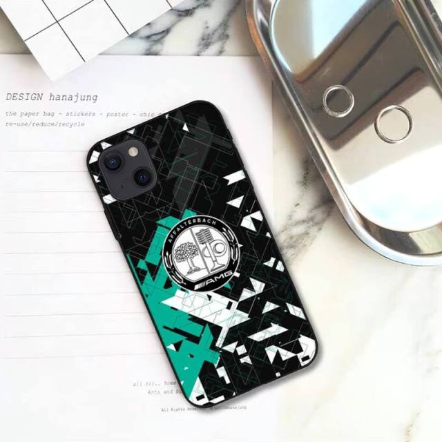Ốp điện thoại AMG Mercedes Benz Vỏ bảo vệ Iphone 16 17 Pro Max Plus X S a6