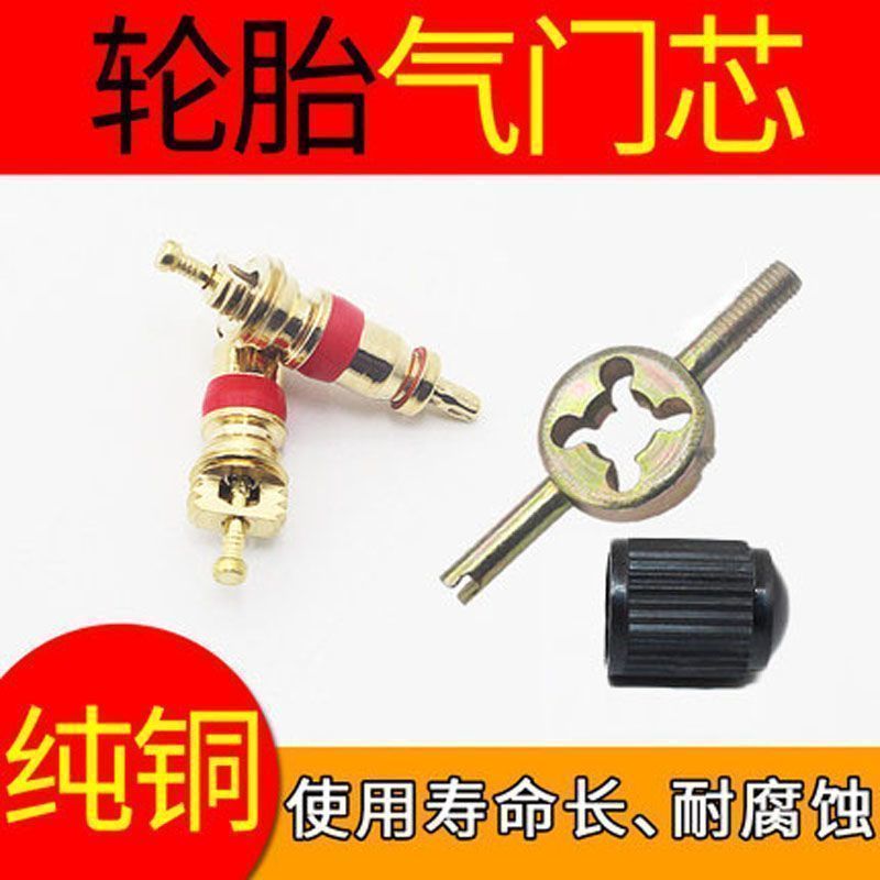 Van Lốp Lõi Van Cờ Lê Van Kim Xe Máy Xe Điện Xe Đạp Xe Ống Bên Trong Nắp Van