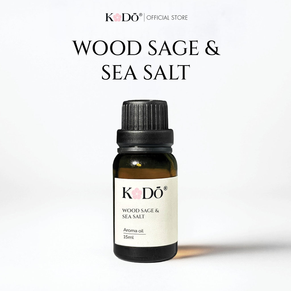 Tinh Dầu Hương Muối Biển KODO Wood Sage & Sea Salt - Tinh Dầu Xông Phòng Sang Trọng, Thanh Mát, Thư 