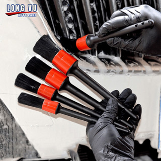 Bộ 5 Chổi Cọ Vệ Sinh Xe Ô Tô Đa Năng, Cọ Rửa Khoang Máy, Mâm Xe, Nội Thất Chống Trầy Xước