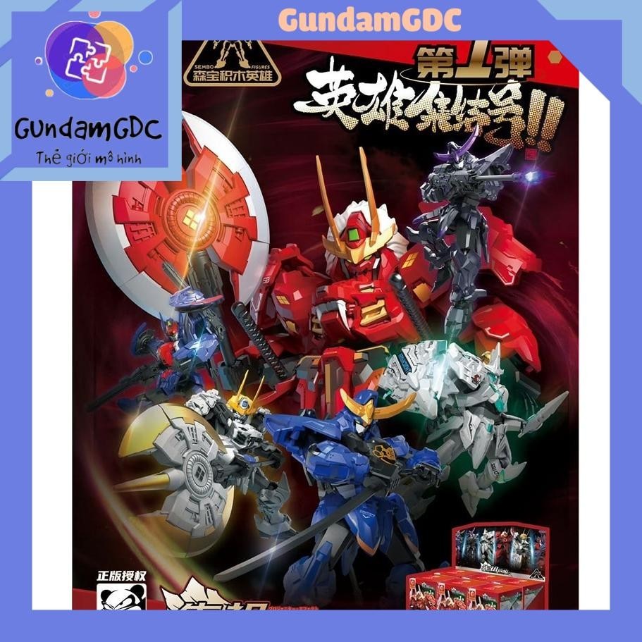 Mô Hình Lắp Ráp Blind Box MOSHOW Takeda+Wucheng+Lancelot+Date (set 6 hộp ngẫu nhiên - Có thể mua lẻ)