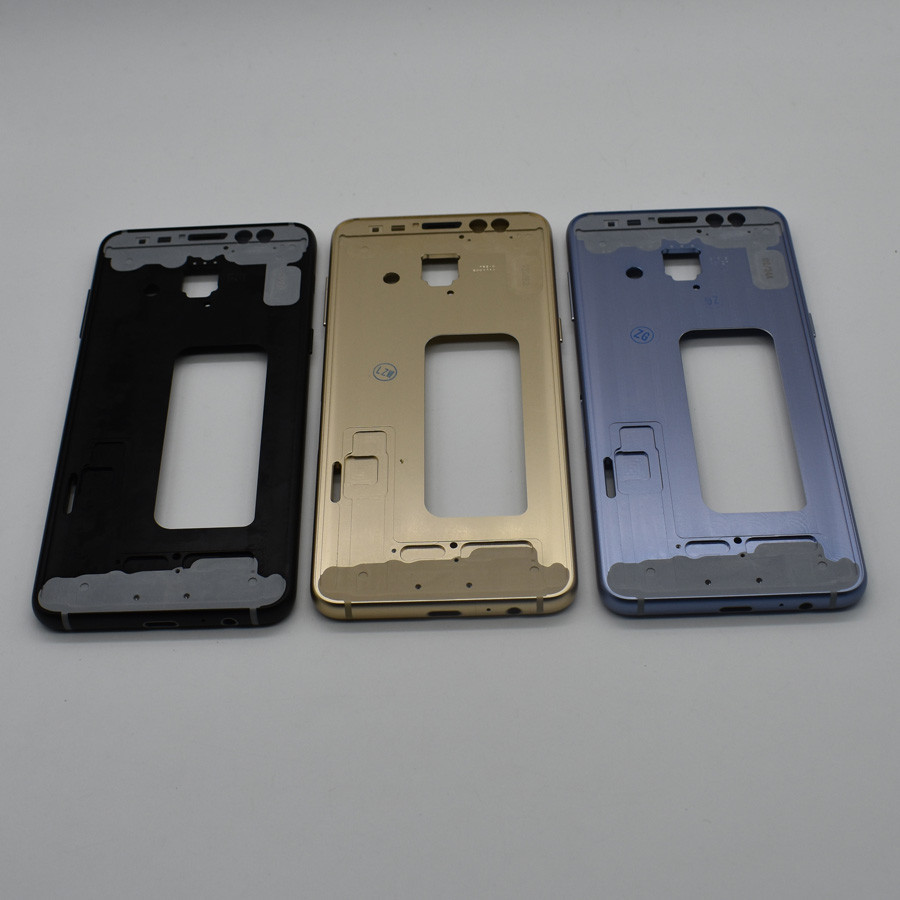 Chất Lượng Cao Mới Khung Giữa Viền Nhà Ở Có Phím Bên Cho Samsung Galaxy A8 2018 A530 A530F SM-A530F