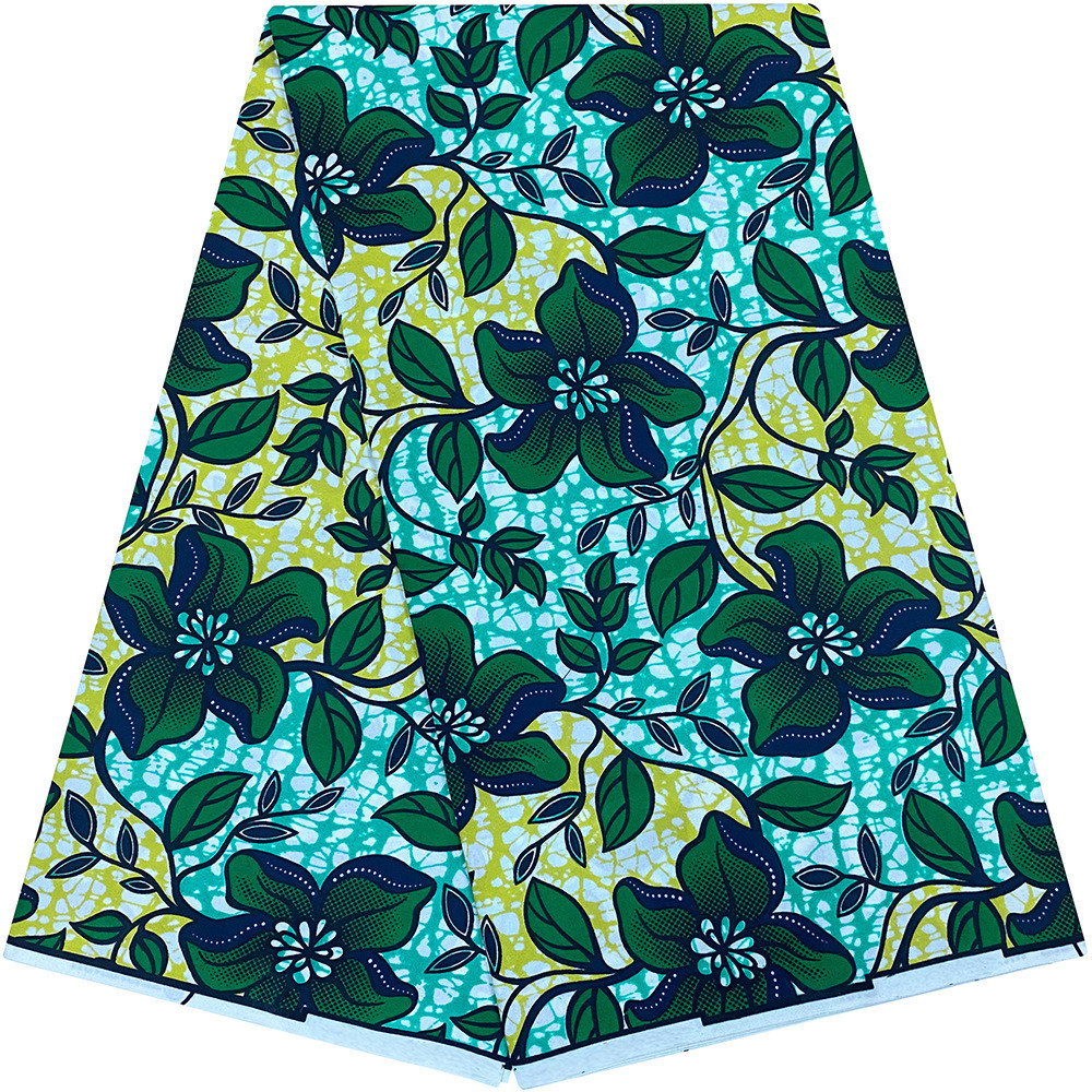 Vải Châu Phi Ankara In Hình Học Hai Mặt Polyester Cho Quần Áo Và Tóc Giả