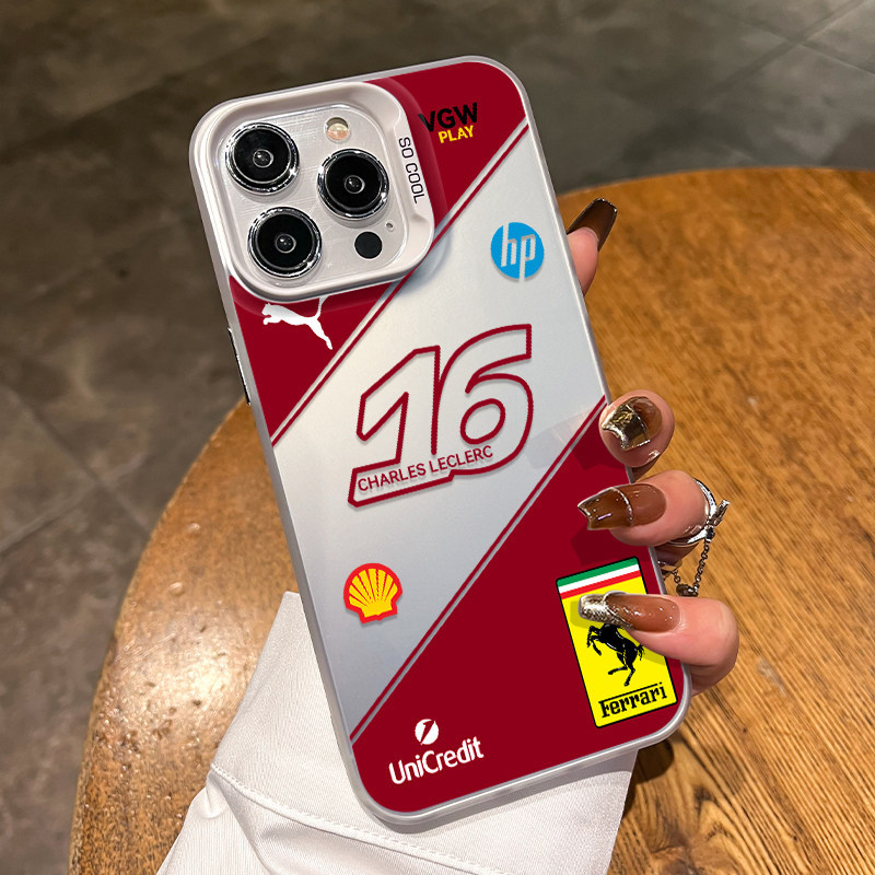 Fabo Áp Dụng Apple 17 Ốp Lưng Điện Thoại Đường Phố Ferrari Fleet iphone16ProMax Nữ Phong Cách Mới 15