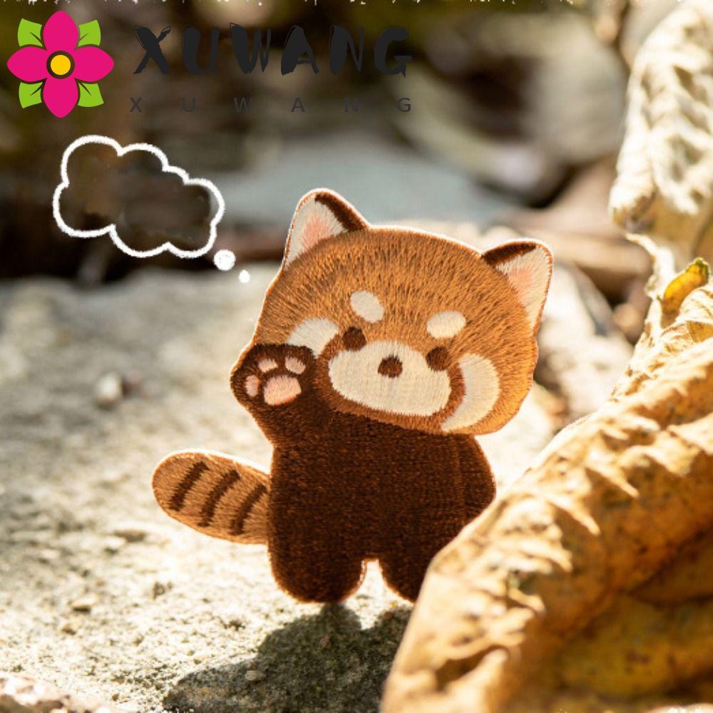 XUWANG Red Panda Patches DIY Trang phục túi trang trí