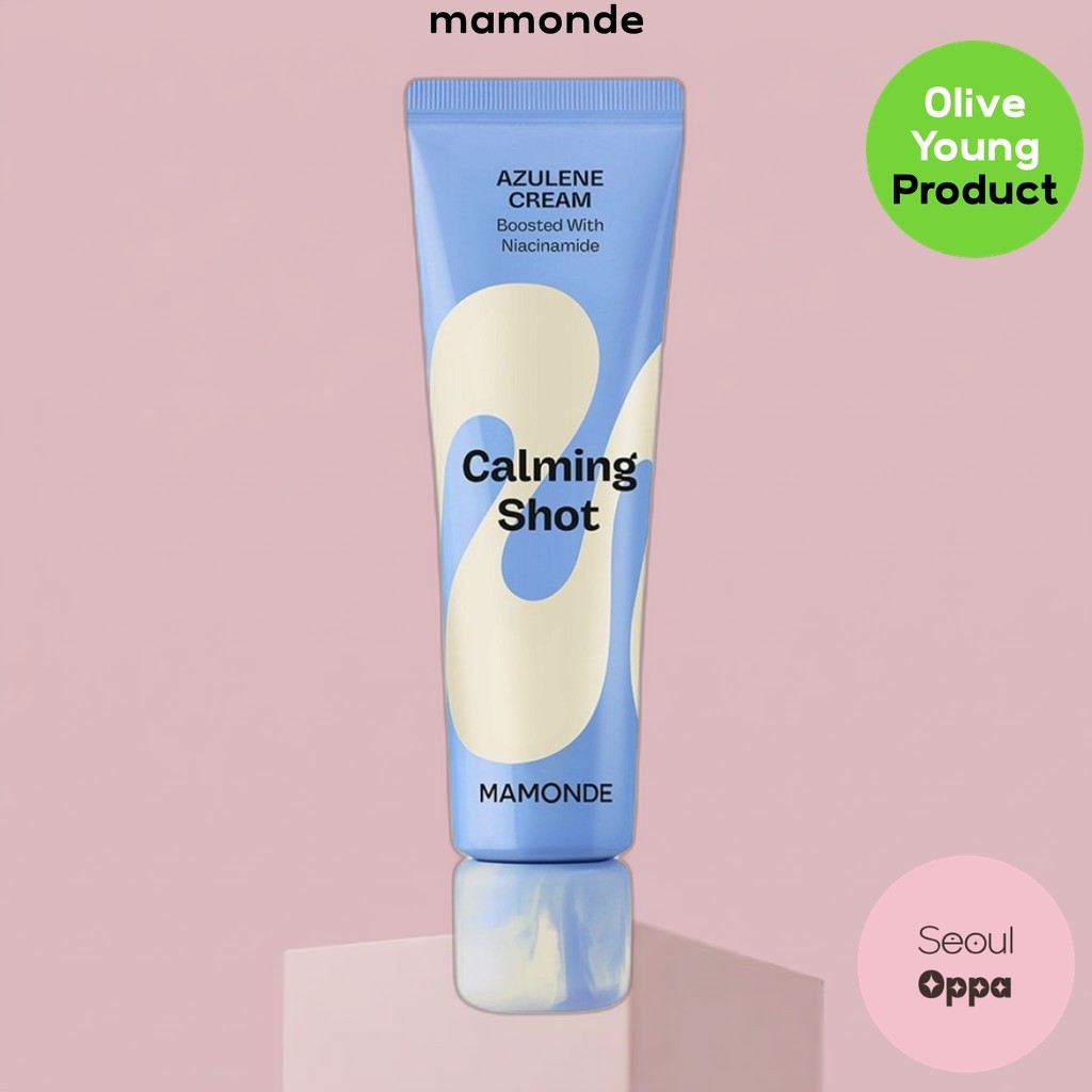 [mamonde] Kem dưỡng ẩm Azulene, 60ml, 1pc / Kem Azulene Hàn Quốc / Công thức nhẹ của SeoulOppa