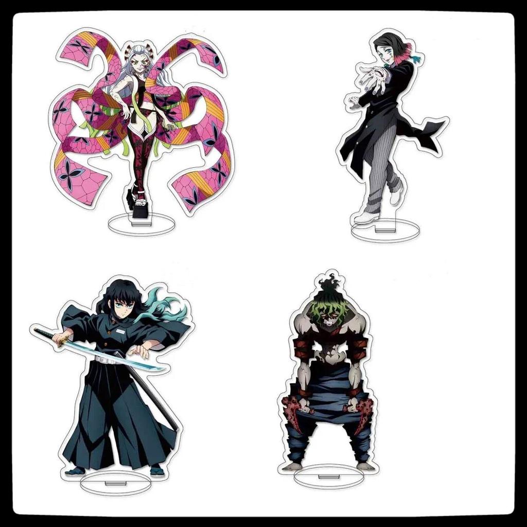 Demon Slayer Season 3 Acrylic Small Stand Nezuko Butterfly Girl Zenitsu Kamado Tanjiro Ornament Doll