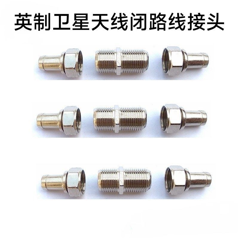 Cáp TV Mông Kết Nối Cáp Nối Dài Đầu Chữ F Dây Gãy Inch Ăng Ten Vệ Tinh Đóng Tuyến Kết Nối