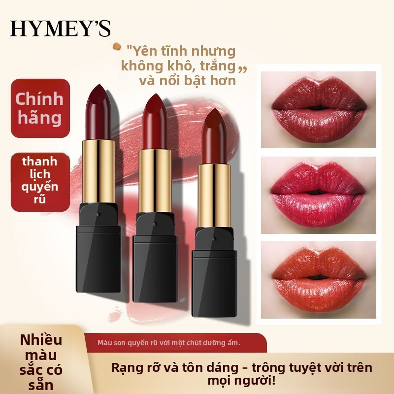 [Bán chạy nhất] Son thỏi HYMEY'S Chính hãng | Không khô môi, trắng da
