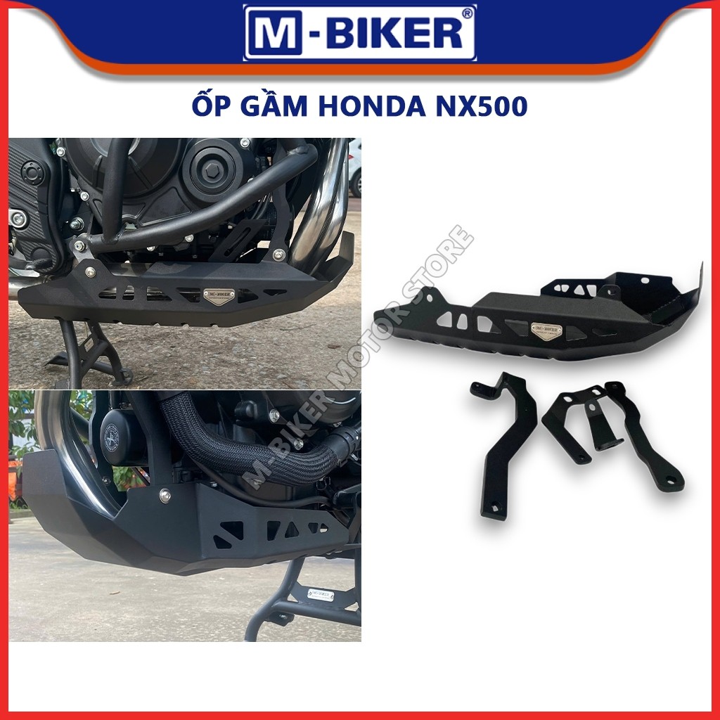 Ốp gầm NX500, Bảo vệ gầm NX500, Ốp bảo vệ gầm xe Honda NX500 chính hãng MBIKER