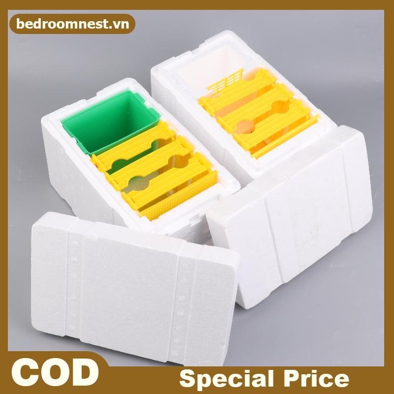 BEDROOM Queen Bee Breeding Box Bee Mating Box Foam Bee Hive Box Beekeeper Garden Pollination Breed C
