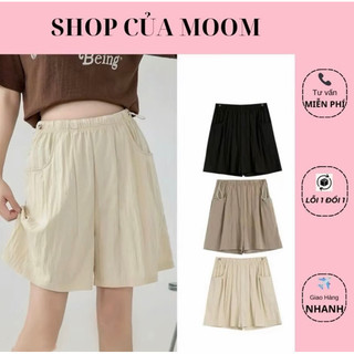 quần đùi bầu dây rút eo tiện lợi cho mẹ bầu mặc trước và sau sinh (ĐÙI DÂY RÚT)