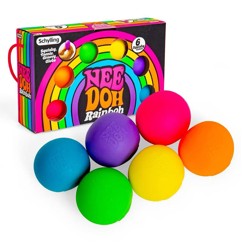 Schylling Nee Doh Groovy Glob Stress Ball Needoh Squeezable Stress Reliever