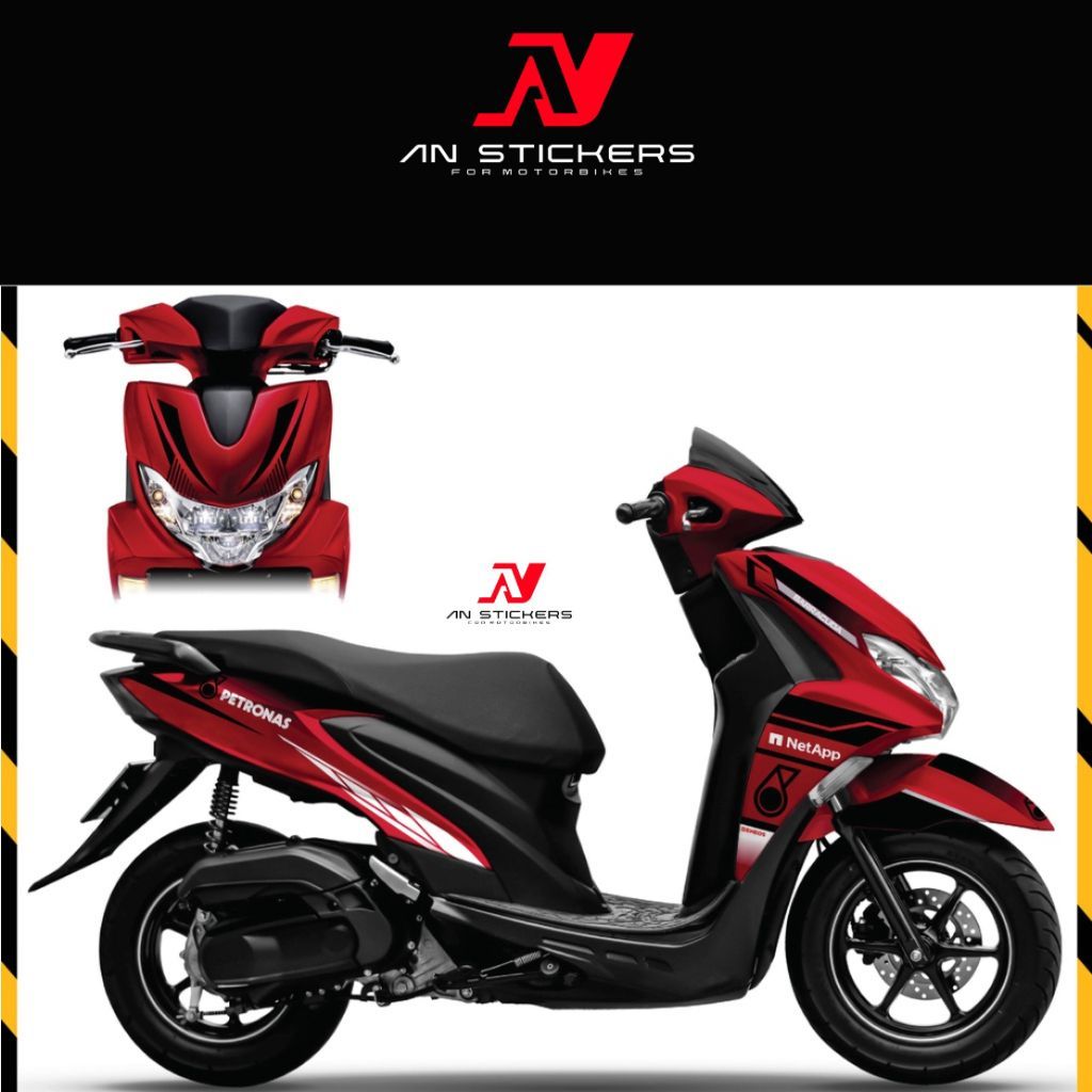 Tem Rời Dán Xe Yamaha FreeGo Mọi Phiên Bản Mẫu Petro cực HOT 2026