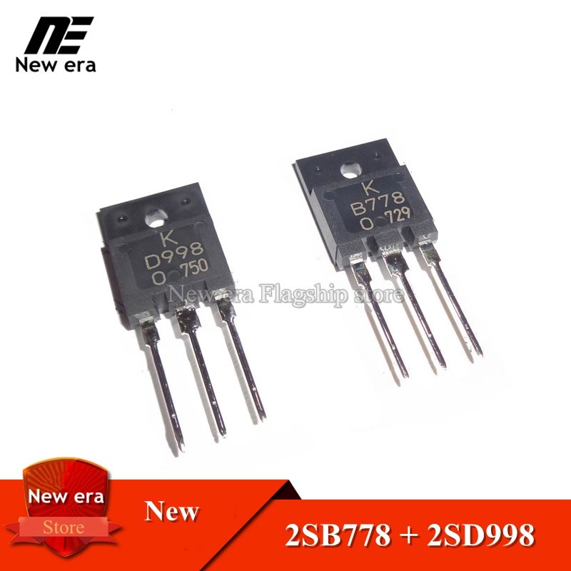 10 Cái 5 Cặp 2SB778 2SD998 TO-3PF (5 Cái B778 + 5 Cái D998) IC khuếch đại âm thanh betterway