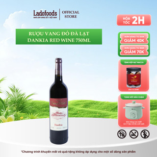 [25/03 - TẶNG MACCA ĐƠN 399K] Rượu Vang Đỏ Đà Lạt Vang Đỏ Classic Red Wine 12% 375ml/750ml