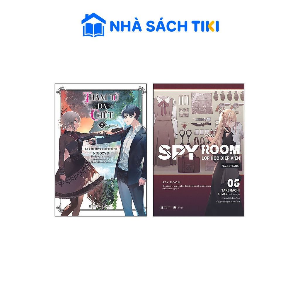 Combo Thám Tử Đã Chết x Spy Room Tập 5 + Bookmark Spy Room - Thái Hà