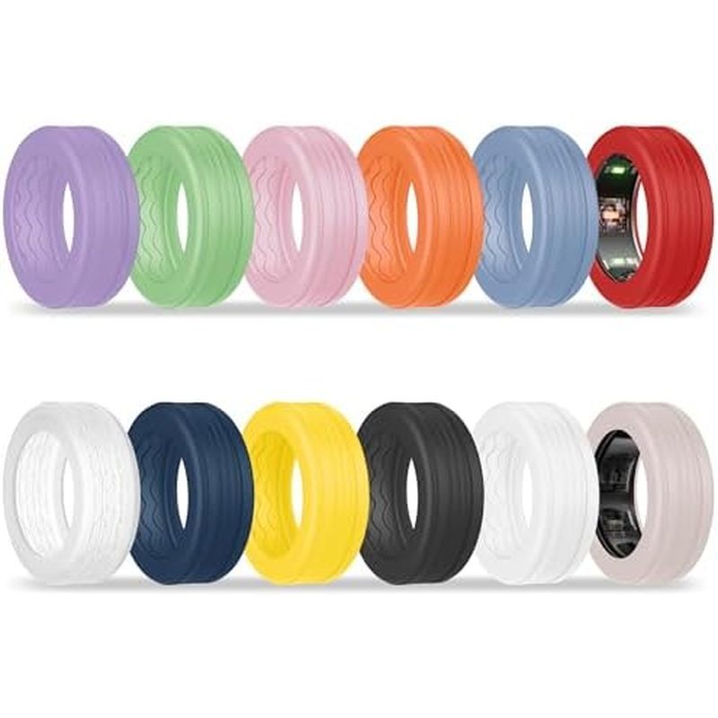 Vỏ bảo vệ 12 mảnh, Tương thích với Oura Ring 4 / Gen3 / Samsung Galaxy Ring / UltraHuman / RingConn 