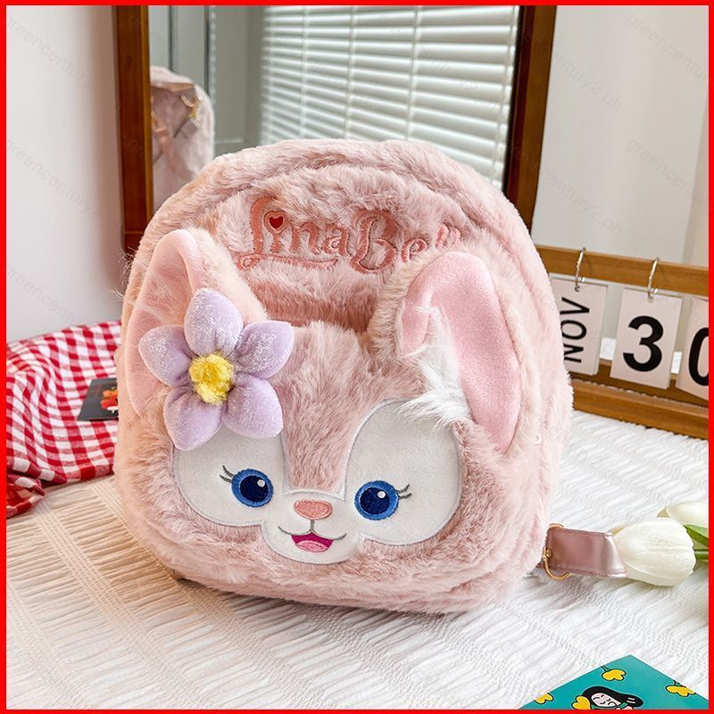 GC2 Disney Duffy Friends LinaBell Plushie Kawaii Lông Tơ Hồng Cáo Sang Trọng Ba Lô CG2