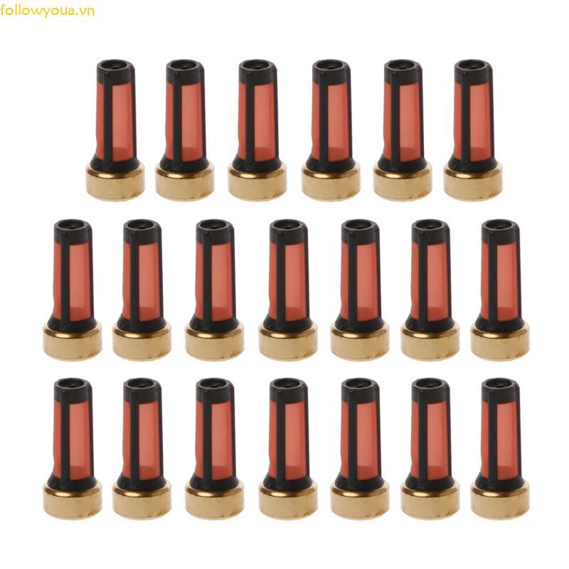Fol 20 Chiếc Chất Lượng Xe Phun Nhiên Liệu Rep Kits Micro Giỏ Lọc 13 8 * 6x3mm