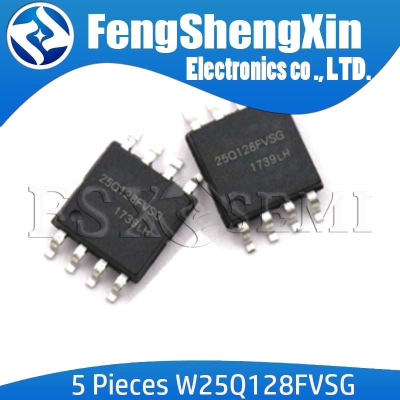 5 Cái / lốc W25Q128FVSSIG W25Q128FVSIG W25Q128FVSG FLASH IC 25Q128FVSSIG 25Q128FVSG 25Q128 SOP-8