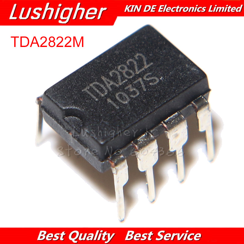 100 TDA2822M DIP8 TDA2822 DIP 2822M DIP-8