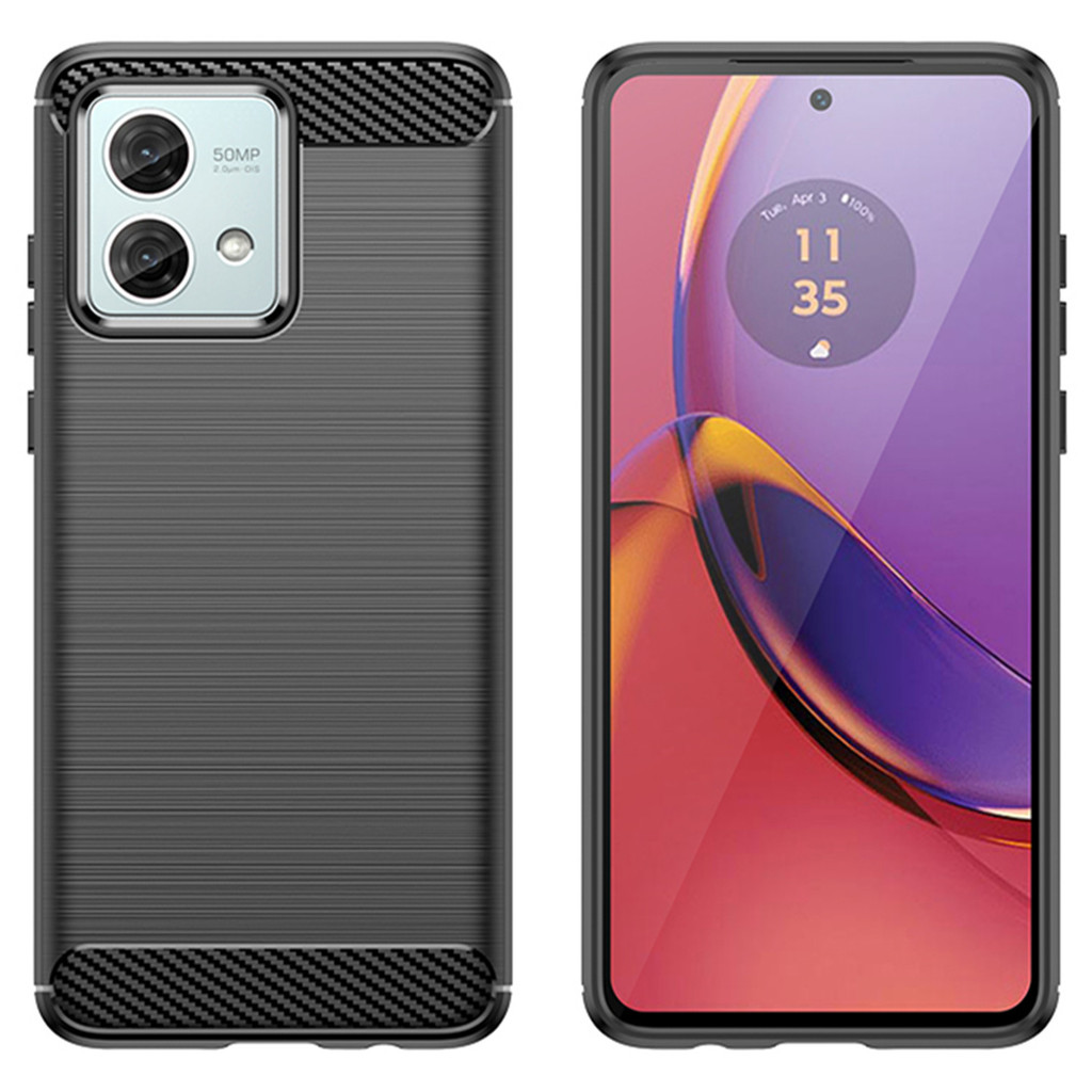 Ốp Lưng Sợi Carbon Mềm Cho Moto G84 Vỏ Điện Thoại Chống Sốc Cho motorola G84 Vỏ Họa Tiết Chải