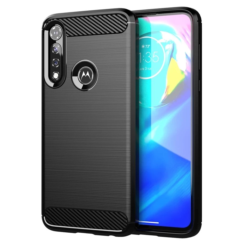 Ốp Lưng Sợi Carbon Mềm Cho Moto G Power Vỏ Điện Thoại Chống Sốc Cho motorola G Power Chải Họa Tiết T