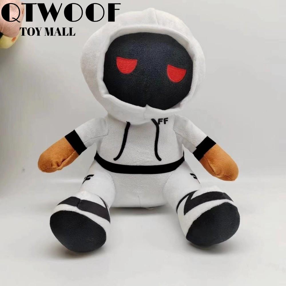 QTWOOF Anime Plushie Toy, Búp bê sang trọng gia đình Foltyn mềm 25cm, với áo trắng Roblox Đồ chơi nh
